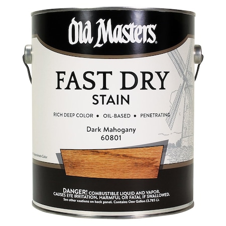 Fast Dry Stain Gal Old Masters Dark Mahogany Interior Oil-Based Wood Stain 60801