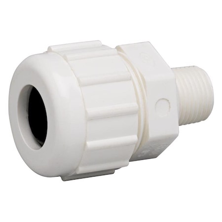 Homewerks Schedule 40 2 in. Compression each X 2 in. D MPT PVC Male Adapter 511-46-2-2B