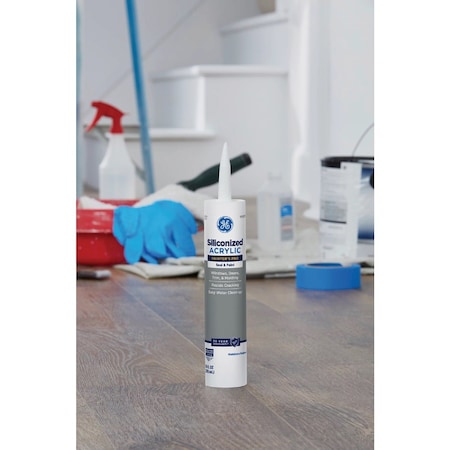 Ge Siliconized Acrylic Painters Pro Seal & Paint Sealant Clear 10 Oz. Cartridge 2874546