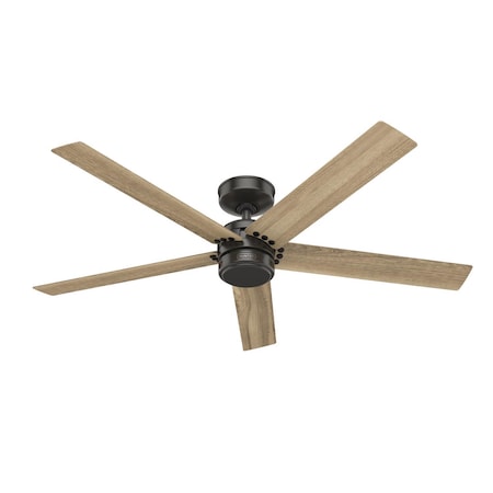 Hunter Burton 52 in. Bronze Indoor and Outdoor Ceiling Fan 52264