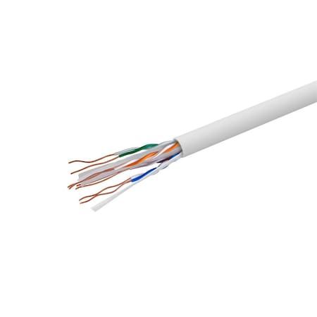 Monoprice Data Cable, 1000 ft. L, White Jacket 18601