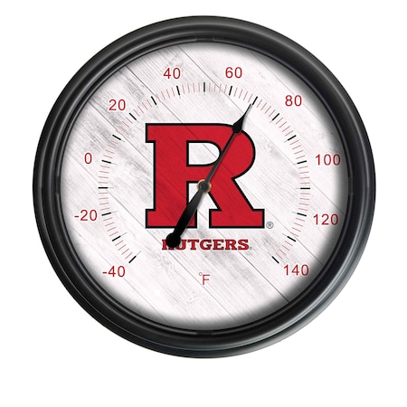 Holland Bar Stool Co Rutgers Indoor/Outdoor LED Thermometer ODThrm14BK-08Rutger
