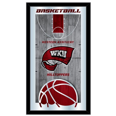 Holland Bar Stool Co Western Kentucky 15" x 26" Basketball Mirror MBsktWestKy
