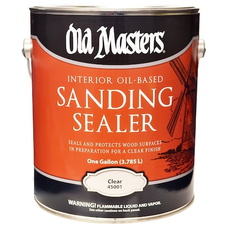 Old Masters 1 Gal Clear Sanding Sealer Interior Oil-Based Finish 45001
