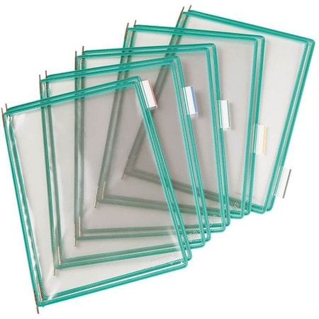Tarifold Pivoting Pockets, Green, PK10 P050