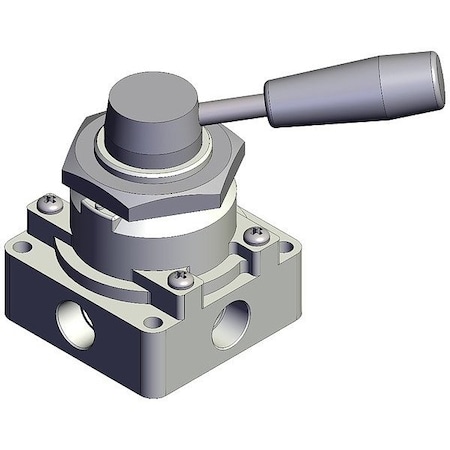 Smc Hand Valve, VH, Two-Position, 105 mm VH312-N03