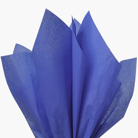Nashville Wraps Sapphire Blue Color Tissue Paper, 20x30, 24 Soft Fold Sheets, 24PK CTQSB
