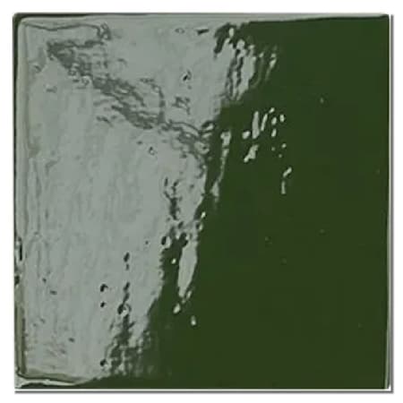 Apollo Tile 6x6 in. Glossy Deep Forest Green Porcelain Square Wall and Floor Tile 4.65 sq ft/case, 19PK UMB88VERDOTA