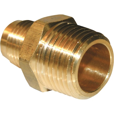 Westlake Pipe & Fittings 3/8'' Mx1/2'' MPT Brass Flare Adapter 17-4833