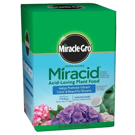 Miracle-Gro Miracid 1750011 Plant Food, 1 lb Box, Solid, 30-10-10 N-P-K Ratio 2750011
