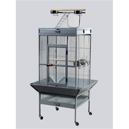 Bpf 24 in. x 20 in. x 60 in. Wrought Iron Select Cage - Pewter BP486566