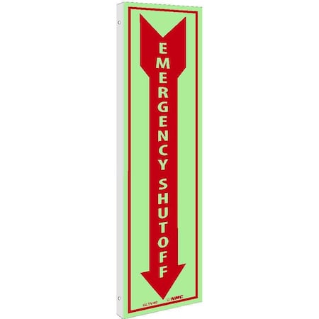 Nmc Emergency Shut Off Sign, GLTV40 GLTV40