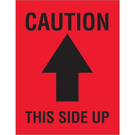 Bubblefast 3 x 4'' - ''Caution - This Side Up'' Black Arrow Labels BFDL1720