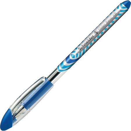 Schneider Pen Slider Basic XB Ballpoint Pen Viscoglide Ink, 1.4 mm, Violet, 10PK 151203