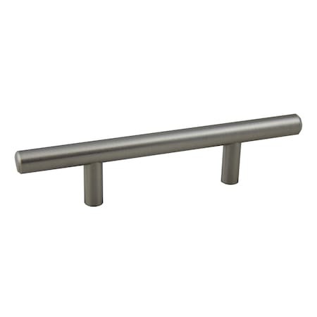 Pride Industrial 6in Bar Cabinet Pull with 3in Center to Center Satin Nickel Finish P106SN