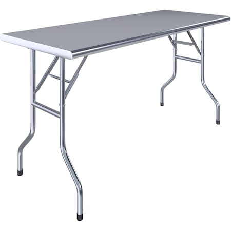 Amgood Folding Table, 24 in W, 60 in L, 31 in H FWT-2460-Z