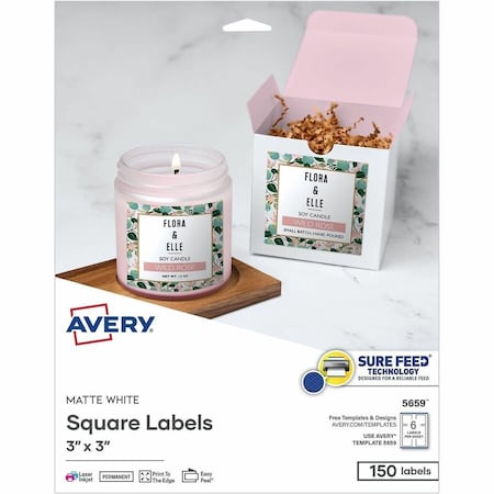 Avery Printable Round Labels, PK150 05659
