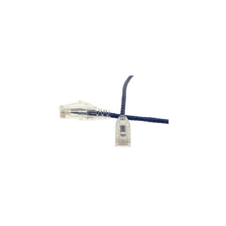 Cable Wholesale Cat6 Purple Slim Ethernet Patch Cable, Snagless/Molded Boot, POE Compliant, 14 foot 10X8-84114