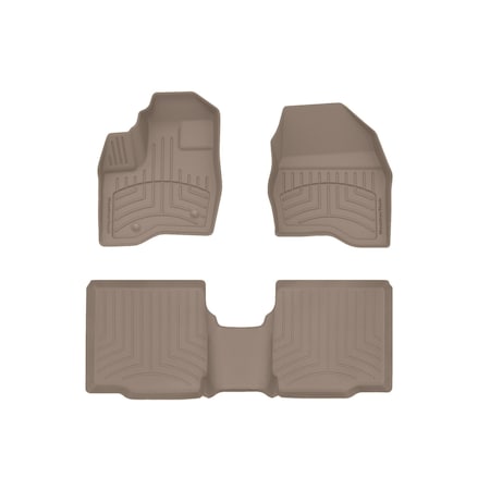 Weathertech Tan, Front and Rear FloorLiner HP 45359-1-4IM