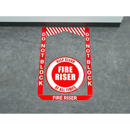 Creative Safety Supply Floor Sign Bundle, 48 in Height, 72 in Width FS44018-28-72