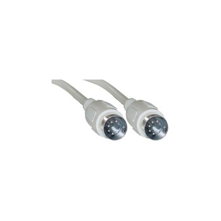 Cable Wholesale AT Keyboard Cable, Din5 Male, 5 Conductor, Straight, 10 foot 10I5-02110