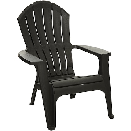 Adams RealComfort Black Resin Adirondack Chair 258499