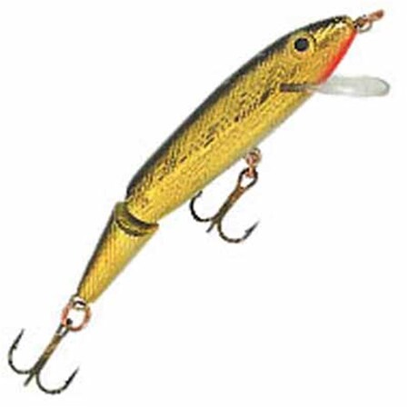 Pradco Lures Rebel Jointed Minnow, 3.5 - Gold-Black RJ10-02