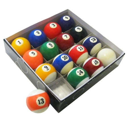 Powerplay Pool Table Regulation Billiard Ball Set, Multicolor PO2662273
