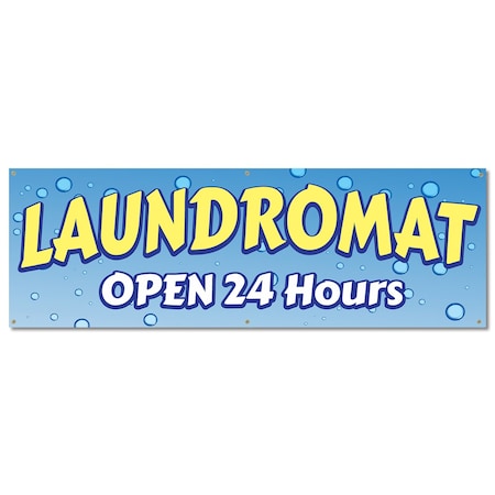 Signmission Laundromat, 24 Inch, Banner B-72-30399