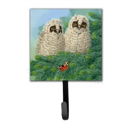 Carolines Treasures Owlets and Butterfly by Sarah Adams Leash or Key Holder ASAD0724SH4
