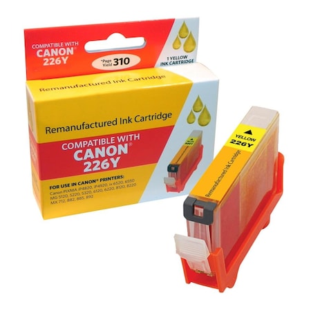 Ereplacements Kodak-Yellow-226Y-Canon CLI-226Y-KD
