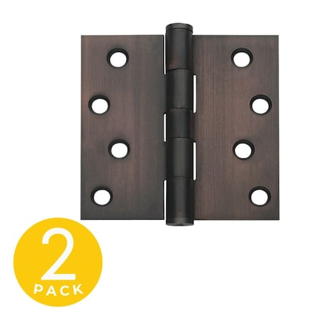 Global Door Controls 4 in Leaf W x 4 in Leaf H, Bronze CP4040-US10B