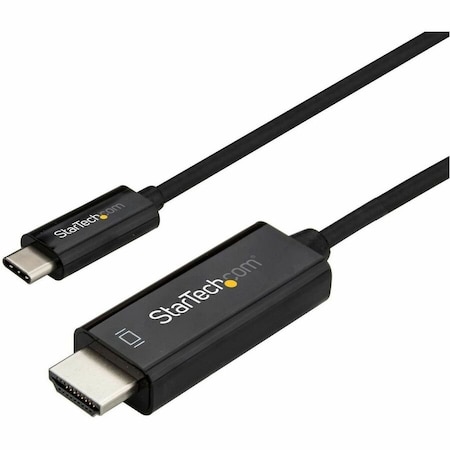 Startech.Com BLACK 6.6FT/2M USB TYPE C DP ALT MODE HBR2 TO HDMI 2.0 CABLE 4K 60HZ/1080P / 7.1 CDP2HD2MBNL