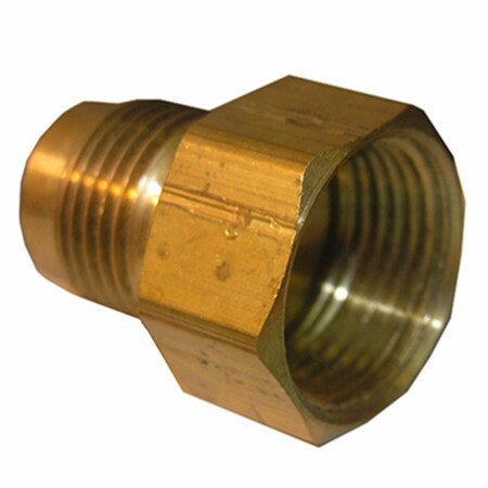 Larsen Supply Co 0.62 Flare x 0.5 in. Female Pipe Thread Brass Adapter, 6PK 207917