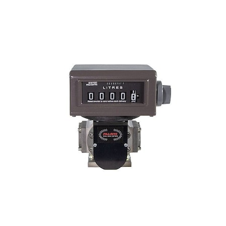 Fill-Rite Positive Displacement Flowmeter, 3 in Sz TS30AV04BLCIMXAXXN