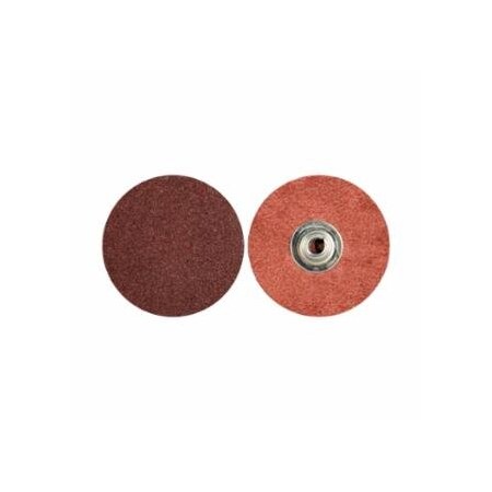 Norton Co Quick-Change Discs, Aluminum Oxide, 2 in Dia, 50 Grit, 100PK 481-69957399640