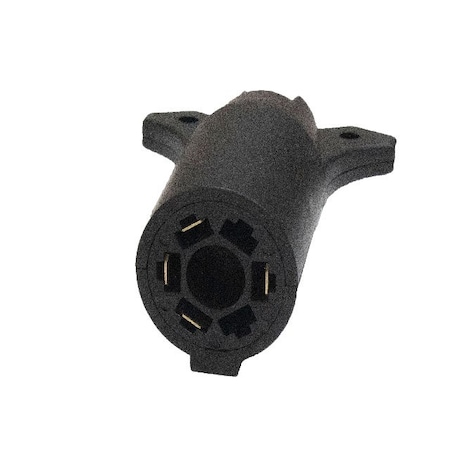 Switch Components Step-Down Adapter, 7-Pole RV to 4-Pole Flat with Boot TCAW-74-W