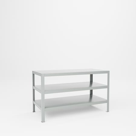 Pucel Extra Heavy Duty Tool Stand, 60 in W x 28 in D x 36 in H, Gray HS-2860-3