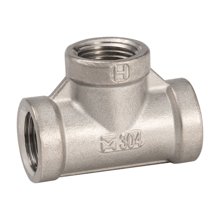 Proline Series Stainless Steel 304 3/8-in FIP Tee SF-758