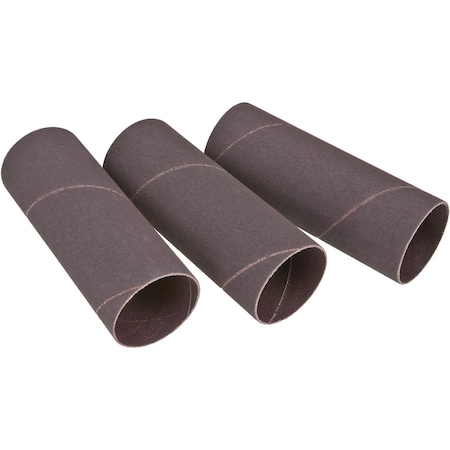 Grizzly 2" Dia. x 5-1/2" A/O Hard Sanding Sleeve, 100 Grit, 3PK H6676