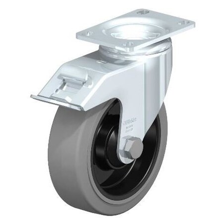 Blickle blickleswivel/5''wheel, 550lbs/L-POEV L-POEV-125K-12-FI-SG-FK