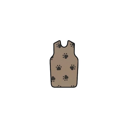 Jorgensen Laboratories X-ray Apron w/ Quick Release - Small Brown w/ Black Paws J0676MC