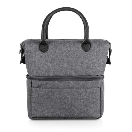 Picnic Time Family Of Brands Urban Lunch Bag Cooler, Gray with Black Accents 511-00-154-000-0