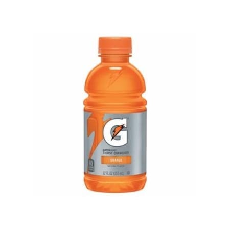 Gatorade Thirst Quencher, 12 oz, Bottle, Orange, 24PK 308-12937