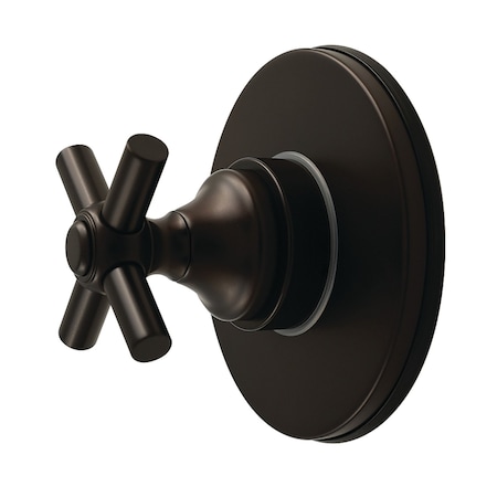 Kingston Brass Single-Handle Six-Way Diverter Valve with Round Trim Kit, Oil Rubbed Bronze KS4035EX