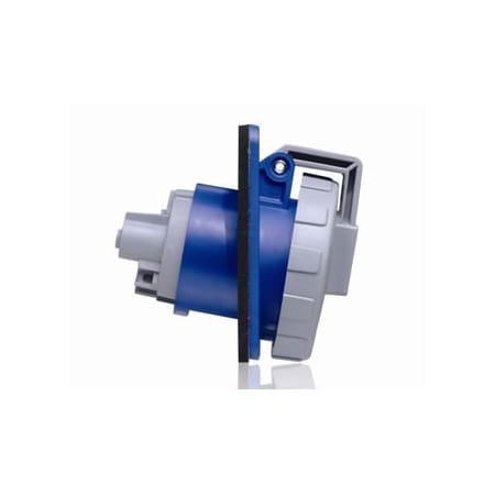 Leviton Industrial Grade Receptacle, Watertight, 30 Amp, 120/208 Volt 3-Phase WYE 530R9WLEV
