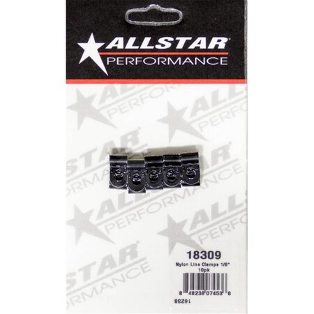 Allstar Performance Nylon Line Clamps - 0.12 in. ALL18309