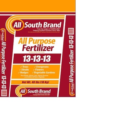 All South Brand All-Purpose Lawn Fertilizer For All Grasses 6000 sq ft 056402