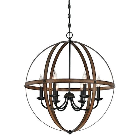 Westinghouse Six-Light Indoor Chandelier Stella Mira ORB 6333600