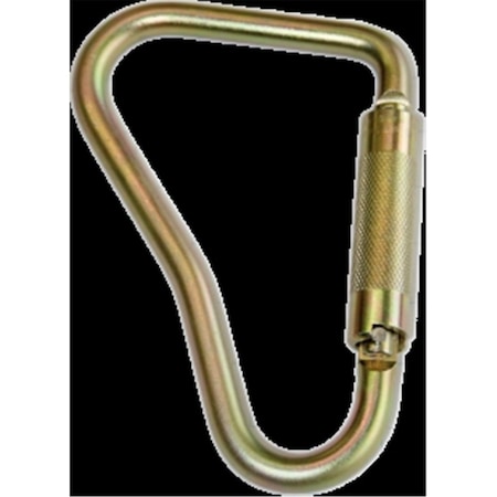Skylotec 8.7 x 5.6 x 1.87 in. Big Angle Carabiner Scaffold Twist Loc Gate H-143
